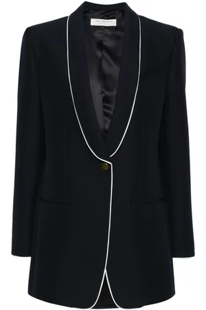 Serafini Blazer con botones y ribete