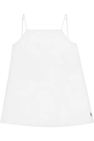 Maison Margiela Top sin mangas con cuello cuadrado