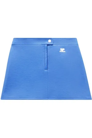 Courrèges Minifalda acampanada