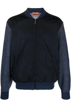 Missoni Chaqueta bomber con paneles en zigzag