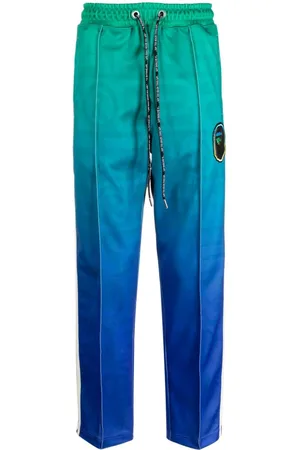 A Bathing Ape Pantalones de chándal con parche del logo