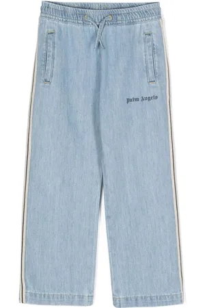 Palm Angels Pantalones de chándal de tejido cambray
