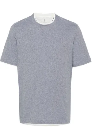 Brunello Cucinelli Camiseta con capa artificial