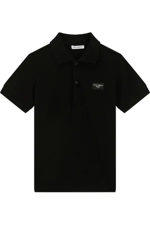 Dolce & Gabbana Polo con placa del logo