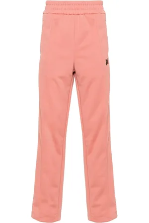 Palm Angels Pantalones de chándal con logo bordado