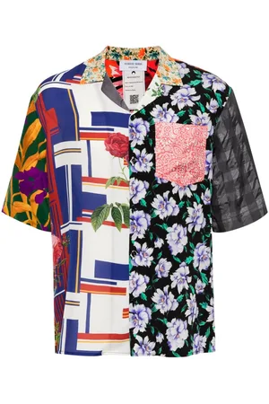 Marine Serre Camisa bowling Regenerated