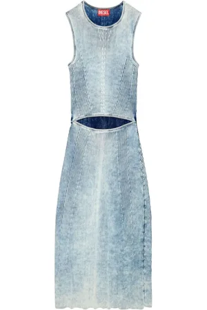 Diesel Vestido midi M-Taryn de canalé