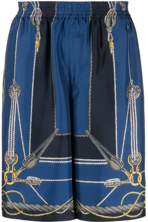 VERSACE Pantalones cortos con estampado náutico
