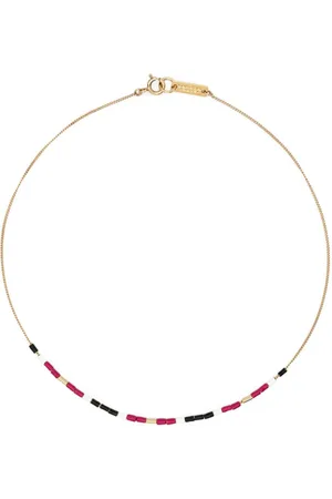Isabel Marant Collar New Color Strip con cuentas