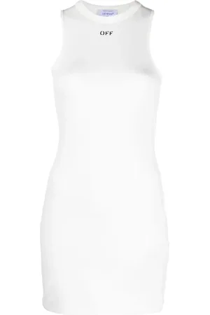 OFF-WHITE Vestido corto Sleek Rowing