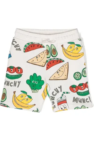 Stella McCartney Pantalones cortos de chándal con motivo gráfico