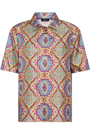 Etro Camisa con estampado de cachemira