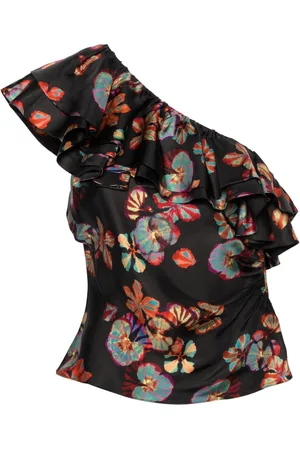 ULLA JOHNSON Top Adaleigh con volantes