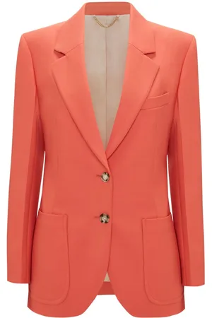 Victoria Beckham Blazer con bolsillos de parche