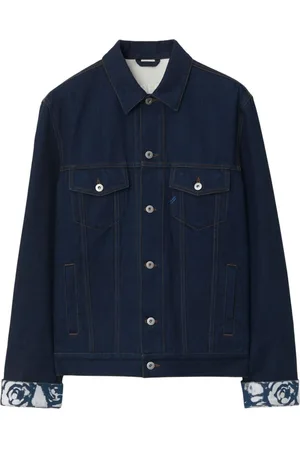 Burberry Chaqueta vaquera con parche del logo