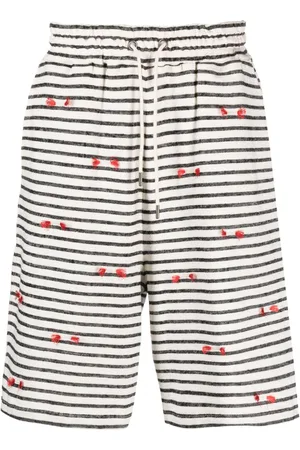 HENRIK VIBSKOV Bermudas Fringy a rayas