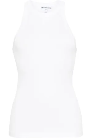 James Perse Top con cuello redondo