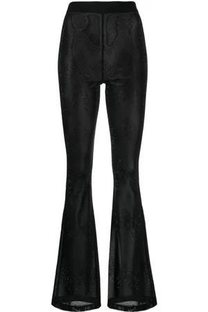 Cynthia Rowley Pantalones Amelia con aplique de cristales