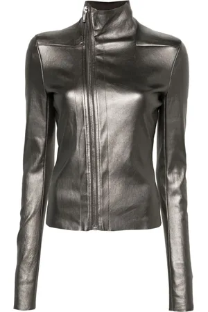 Rick Owens Chaqueta Gary metalizada