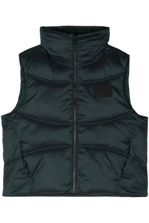 Calvin Klein Chaleco acolchado con efecto rasgado