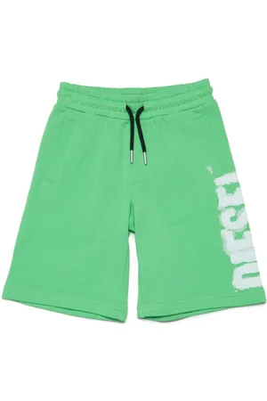Diesel Pantalones de chándal con panel del logo