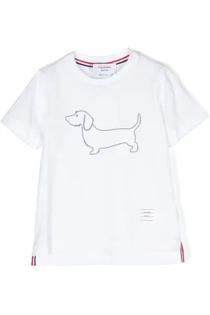 Thom Browne Camiseta Hector con perro estampado
