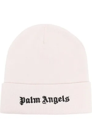 Palm Angels Gorro con logo bordado