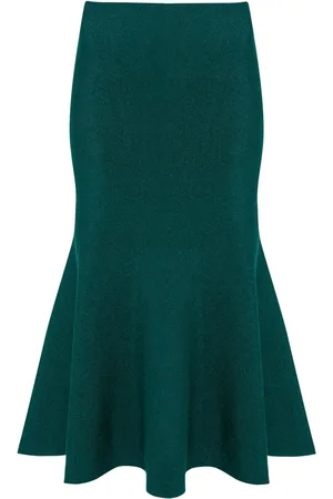 Victoria Beckham Falda midi VB Body acampanada