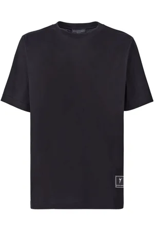 Giuseppe Zanotti Camiseta con parche del logo