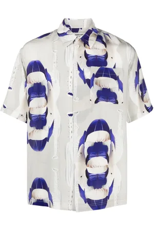 HENRIK VIBSKOV Camisa Transfered con estampado abstracto