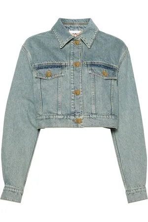 Moschino Chaqueta vaquera corta con botones Teddy Bear