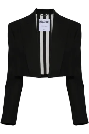 Moschino Blazer corto con diseño abierto