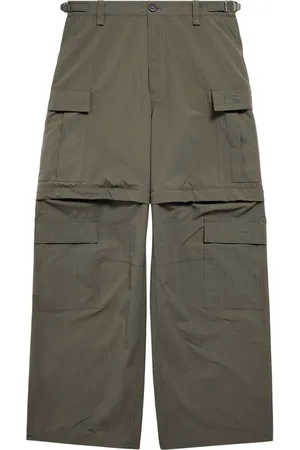 Hombre Balenciaga Pantalón Ancho Destroyed Baggy para Hombre en Marrón  Marrón