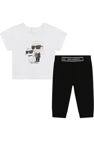 Karl Lagerfeld Set de leggins con estampado Ikonik Karl And Choupette