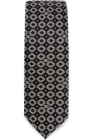 Dolce & Gabbana Corbata con logo en jacquard