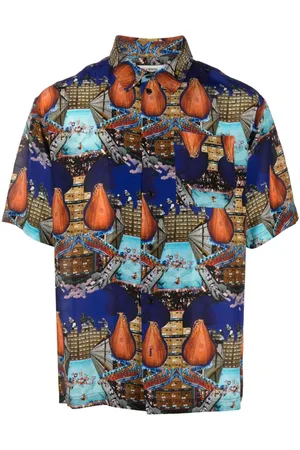 HENRIK VIBSKOV Camisa Transfered con estampado gráfico