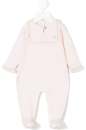 Tartine Et Chocolat Ruffled bib collar pyjama