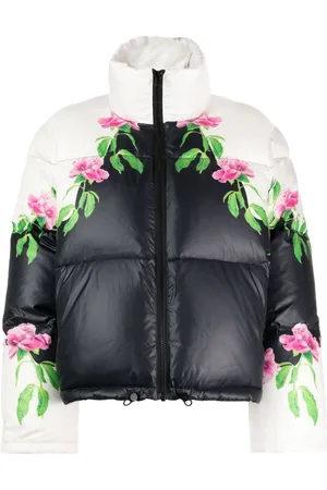 Cynthia Rowley Plumífero con motivo floral
