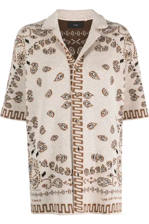 Alanui Camisa con motivo de bandana