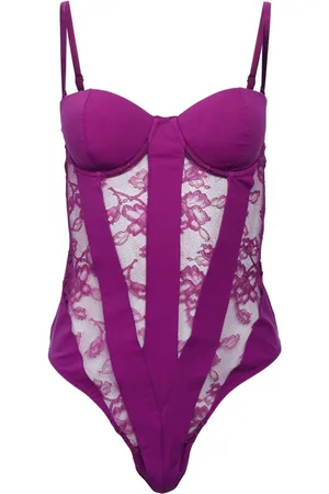 FLEUR DU MAL Body de encaje con aros