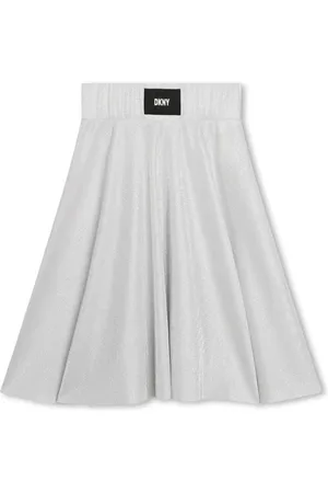 DKNY Falda con acabado metalizado