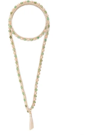 Alanui Collar de ganchillo con cuentas