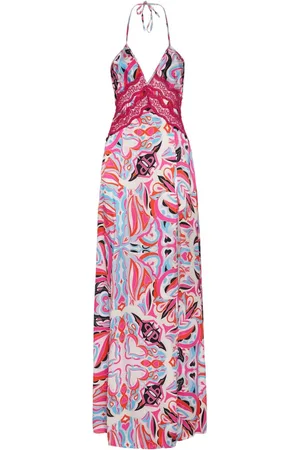 Philipp Plein Vestido largo con motivo abstracto