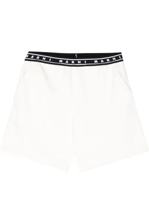 Marni Bermudas con logo estampado