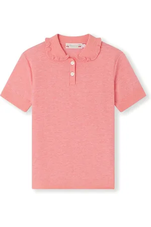BONPOINT Polo Frynja con volantes en el cuello