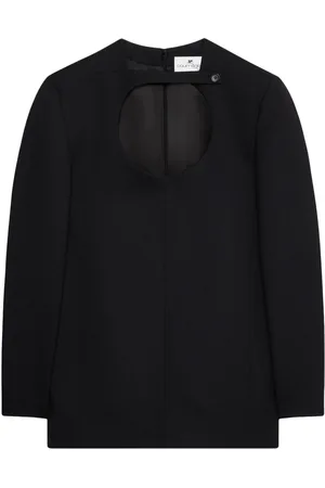 Courrèges Vestido corto con aberturas