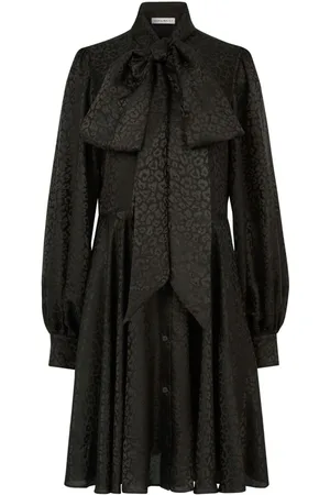 Nina Ricci Vestido corto con estampado de leopardo