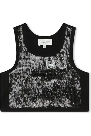 Marc Jacobs Top con aplique de lentejuelas