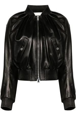 Alexander McQueen Chaqueta bomber de piel