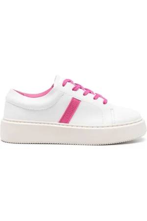 Ganni Zapatillas con logo en relieve